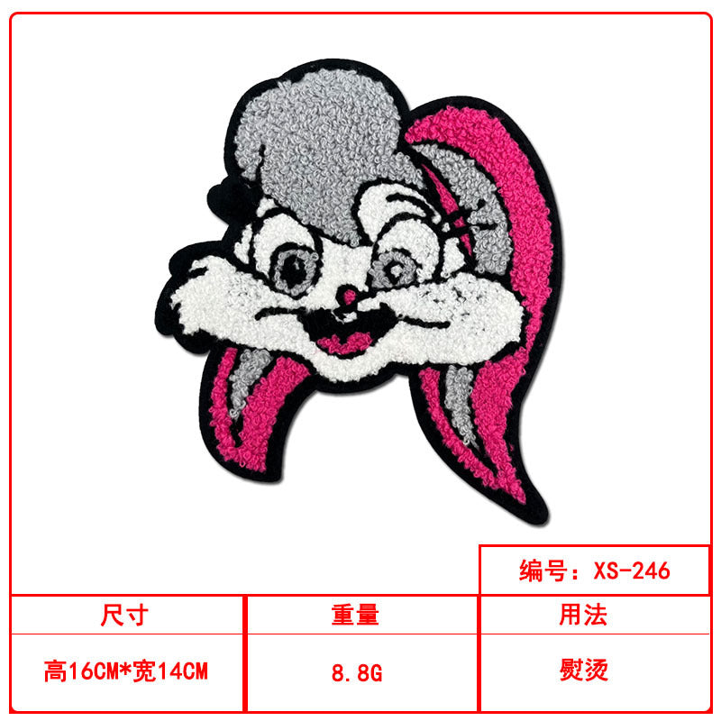 Wholesale DIY Cartoon cute animal embroidered patch